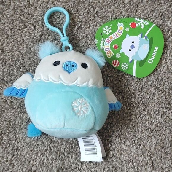 New With Tags Squishmallows Official 3.5" Duance Plush With‎ Clip - Picture 3 of 9